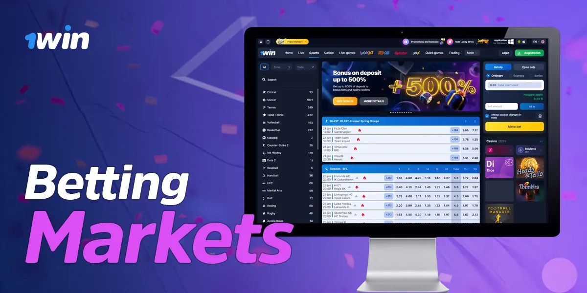 Available bonuses and promotions at 1Win for Kenyan users