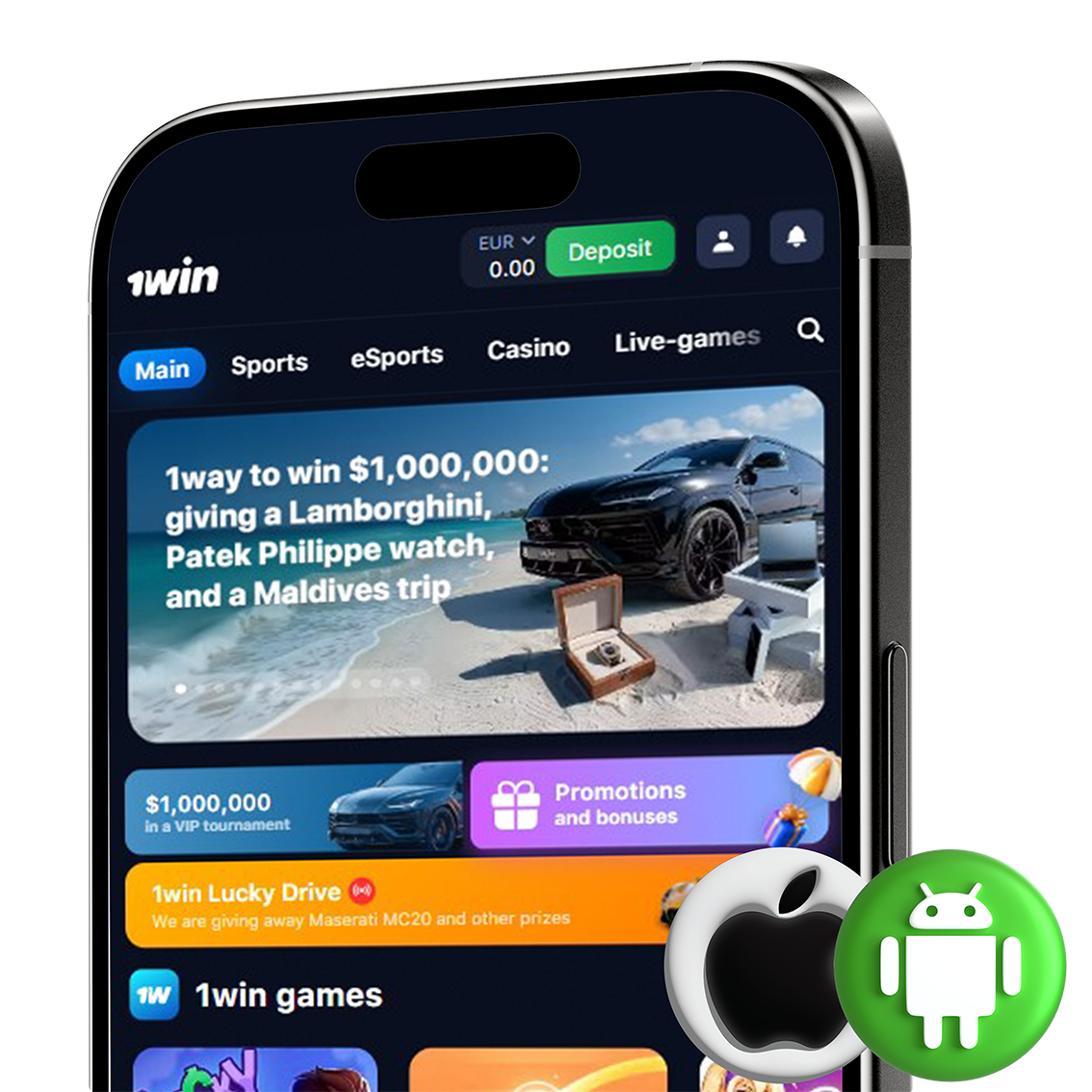 download mobile 1win